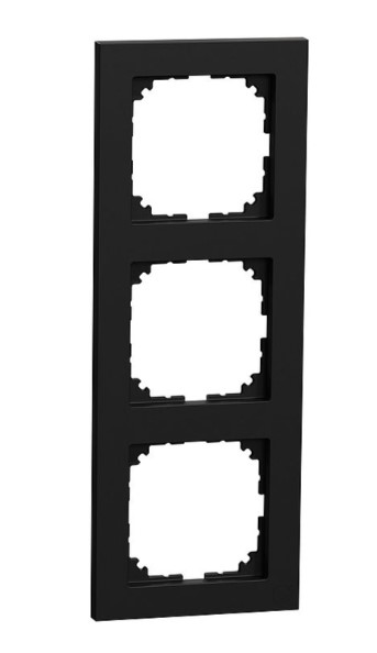 M-svart 3x Rammi Meg4030-3603 M-pure Svart Matt, M-system