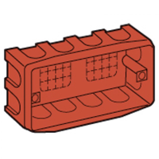 4-eininga Dós 89249 Dós F. Mosaic-arteor 130x71mm Dýpt 50mm