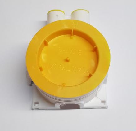 Rofadós R-3, 2-stúta 16mm Bjarg 61141, Hæð 46mm Breidd 71mm