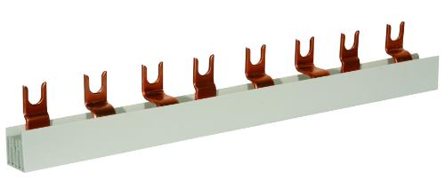 Safnskinna 3p  G-3l-1000/10mm2, 3p Gaffalskinna 1m 10q