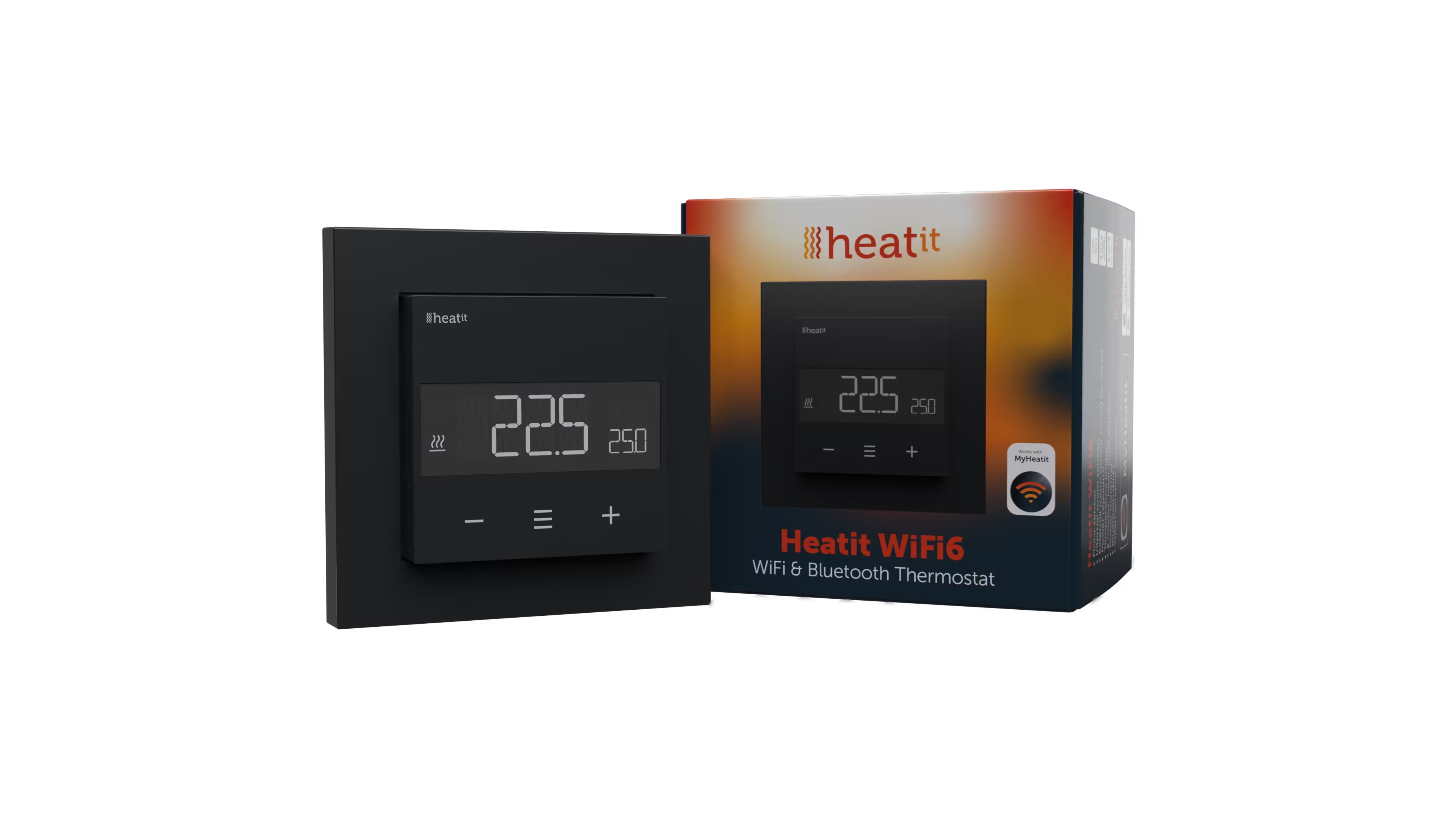 Heatit Wifi6 Hitastillir 16a Svartur