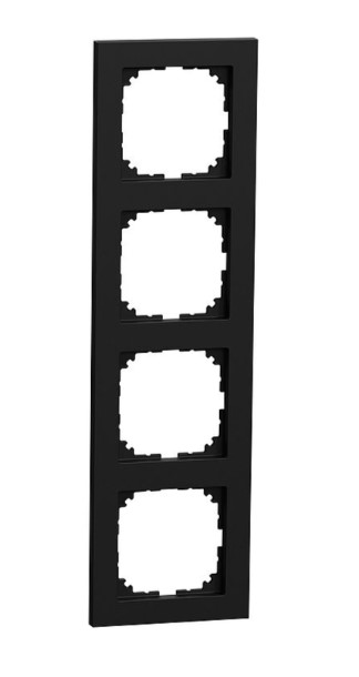 M-svart 4x Rammi Meg4040-3603 M-pure Svart Matt, M-system