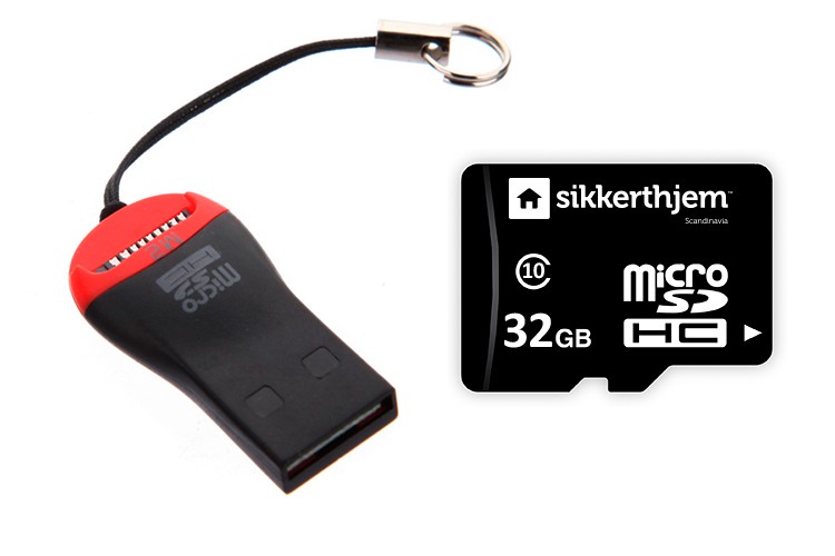 Öryggiskerfi, Microsd Minnisk 32gb Fyrir Myndavélar [s6evo]