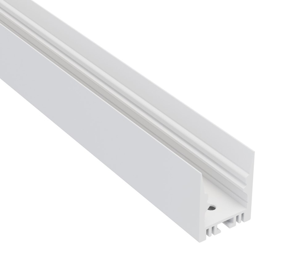 Q Light Led Profíll U-form 25x20 Hvítur