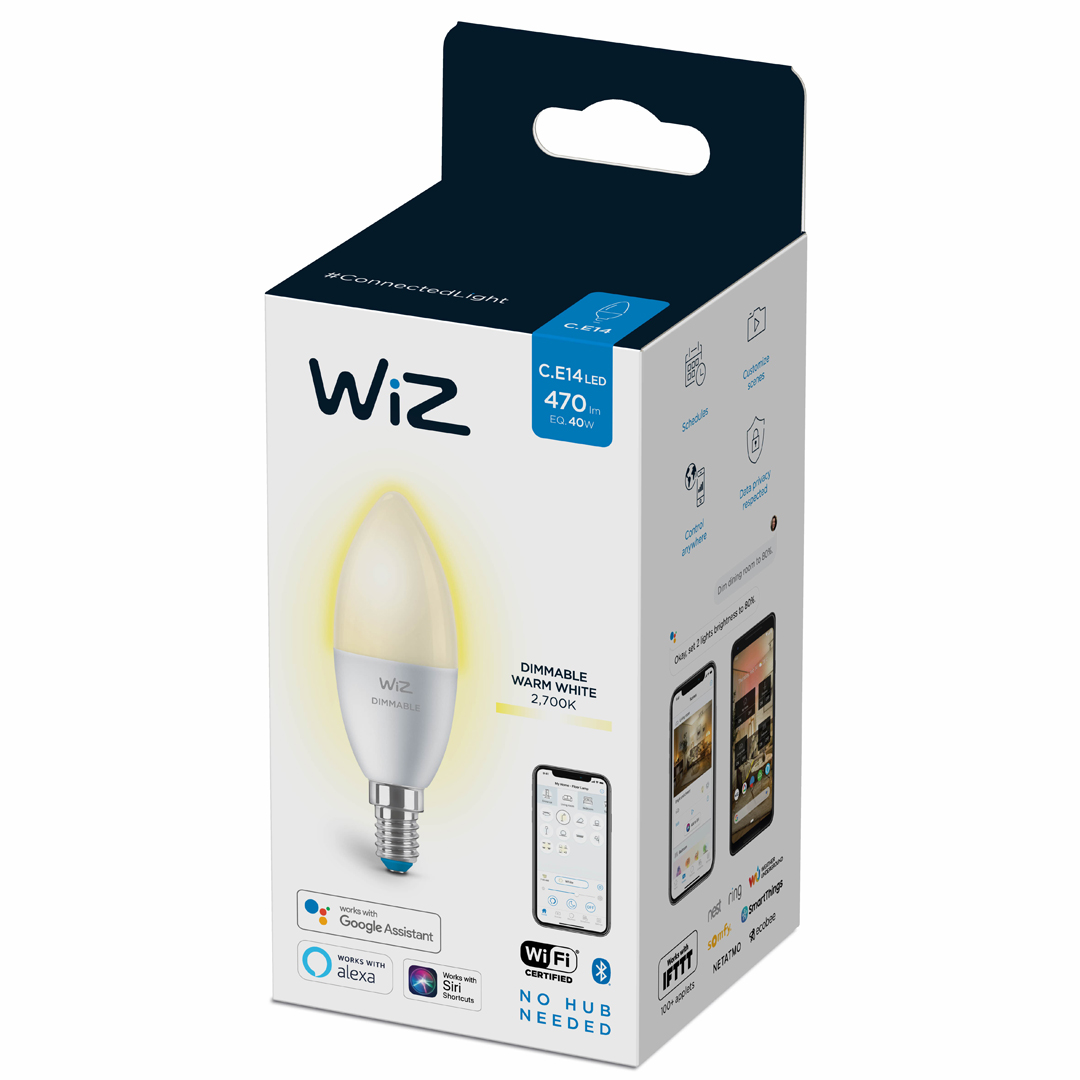 Wiz Kertap 40w E14 Hvít