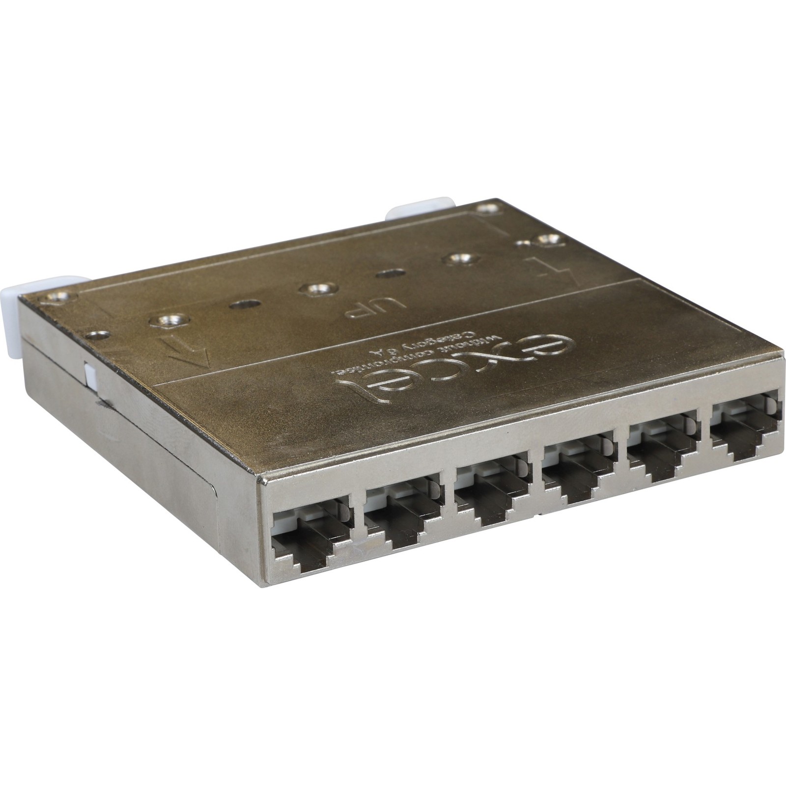 100-237 Excel 6xcat6a Utp Module Tengibjarg 6 Port Skermað