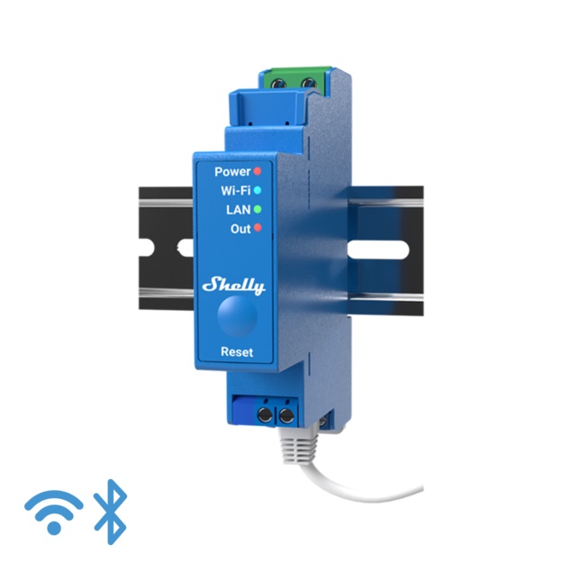 Shelly Pro 1 - Wifi-relay Með Spennulausri Snertu (110-240va