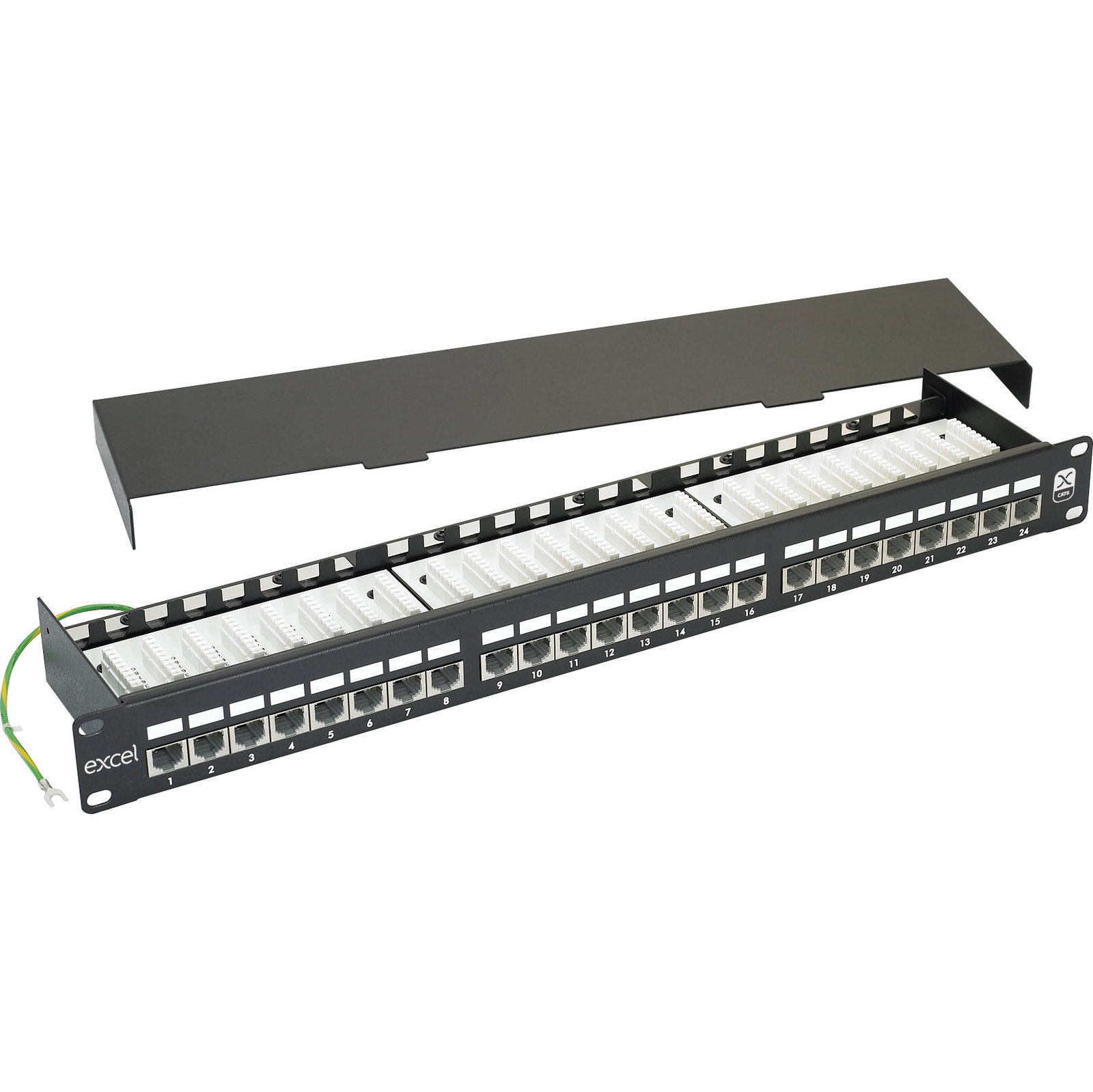Cat6 Skermað Tengibjarg 24p Stp 100-013, Excel Networking