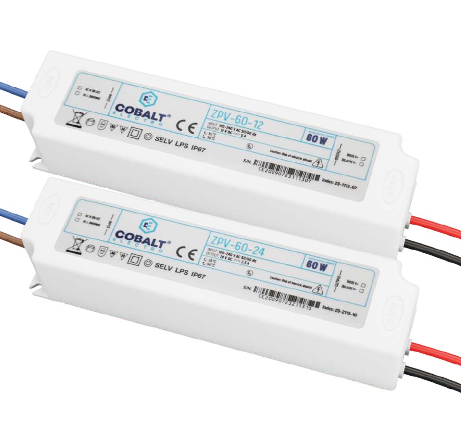 Led Spennir 60w - 24v Cobalt Ip67