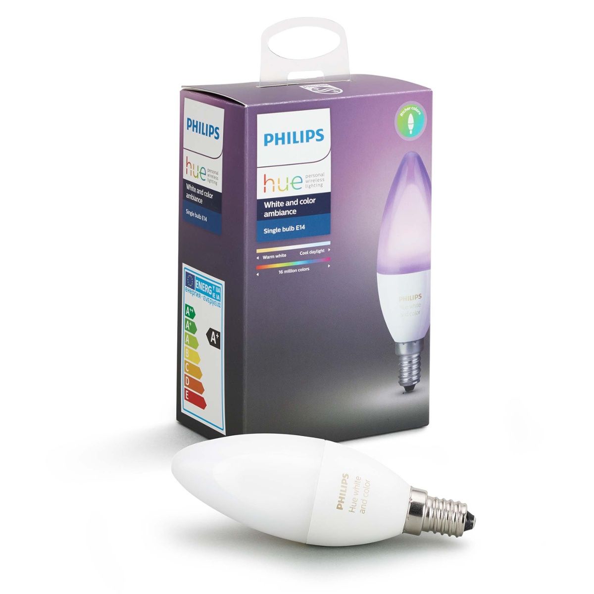 Hue Kertap 40w E14 470 Lúm Rgbw 16 Mil Litir