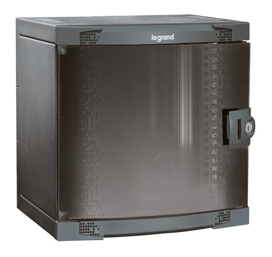 Tölvuskápur 50x60x60sm 46211 Svartur, 19" Rekka 9u = 9 Einin