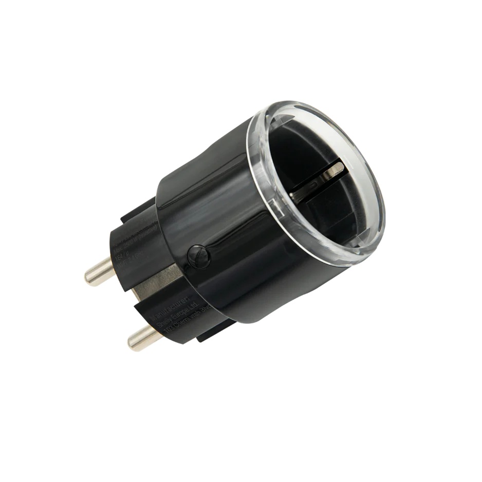 Shelly Plug Gen3 Matter - Wifi Tengill Svartur