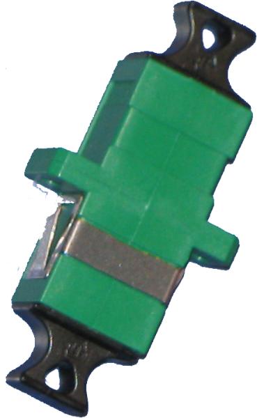 Ljósl.Tengi Græn Apc Sc-sc Einf.Singl, Apc Sc-sc Græn Simple