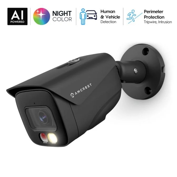 Amcrest Ip8m-2796eb-ai 4k Ai Bullet Poe Black