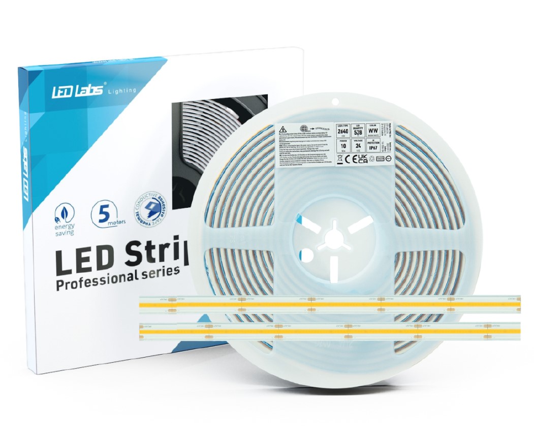 Led Lab Lengja 24v 5m (Cob) Ww 10w/M Ip65 850lm/M 3000k ??