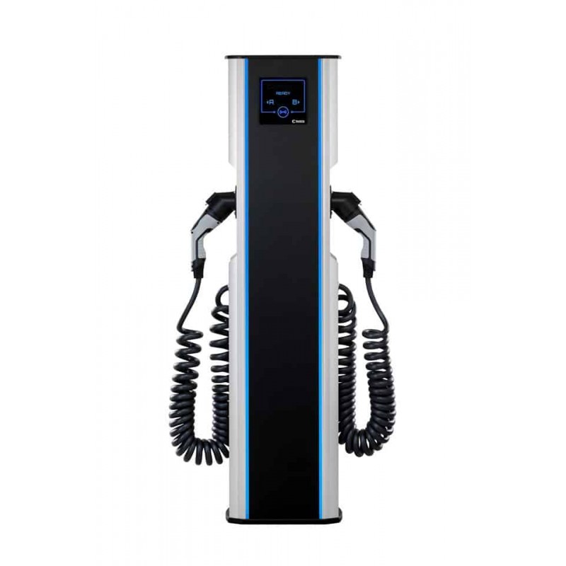 Hleðslustöð Elinta City Charge V2 Plus 4 Metra Kapall 2x22kw