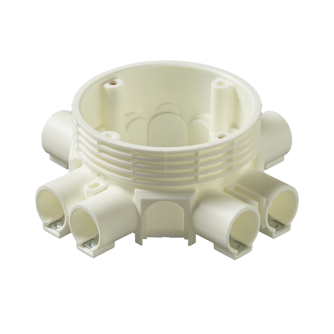 Loftdós Abb Au8 Hæð 53mm Gatmál 94mm, Cc 78mm, 8x20mm Stútar