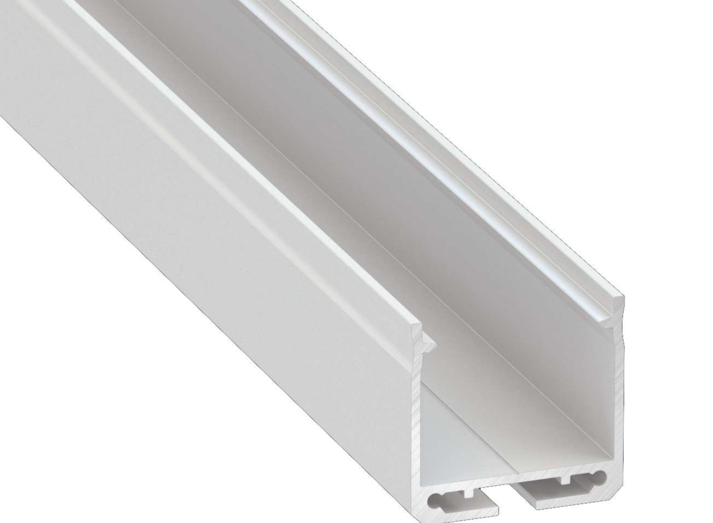 Led Lab Lumines Profíll U-form 2m Dileda 27x26 Hvítur