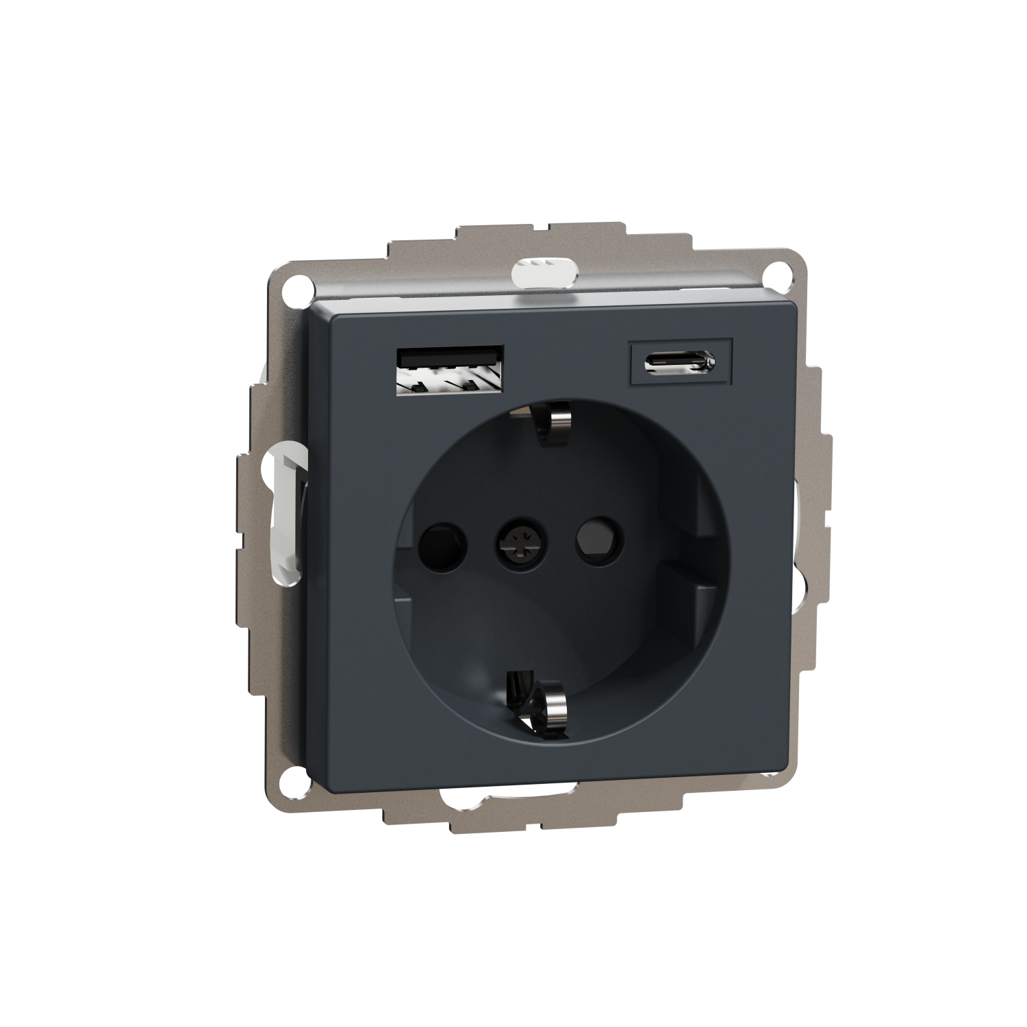 M-grátt Tengill M. Usb A+c, Meg2367-0414 Hleðsla 3,0a