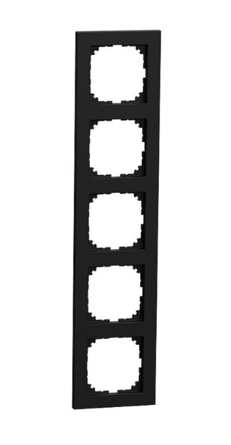 M-svart 5x Rammi Meg4050-3603 M-pure Svart Matt, M-system