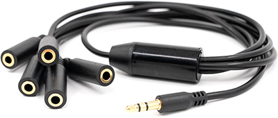 Shelly The Pill Splitter 1 To 5 - 3.5mm Jack