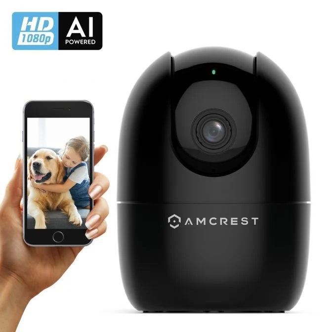 Amcrest Ash21-b-v2 1080p Pan/Tilt Smart Home Black