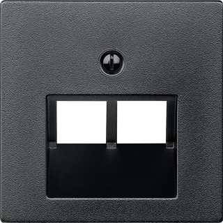 M-grátt Miðja 298014 F.2xcat5 Tengil , System-m Rutenberg Mi