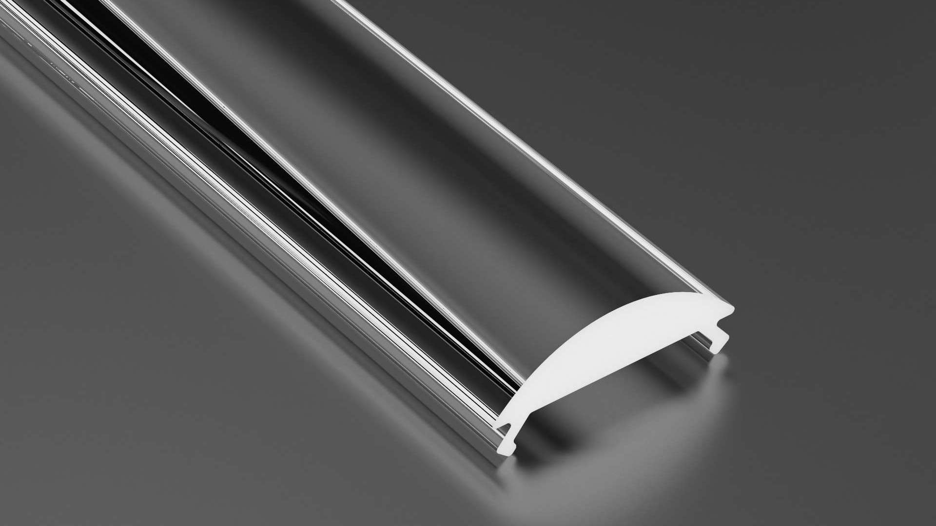 Led Lab Cover / Lok 2m  Á Profíl 15°ljósdr.  Linsa