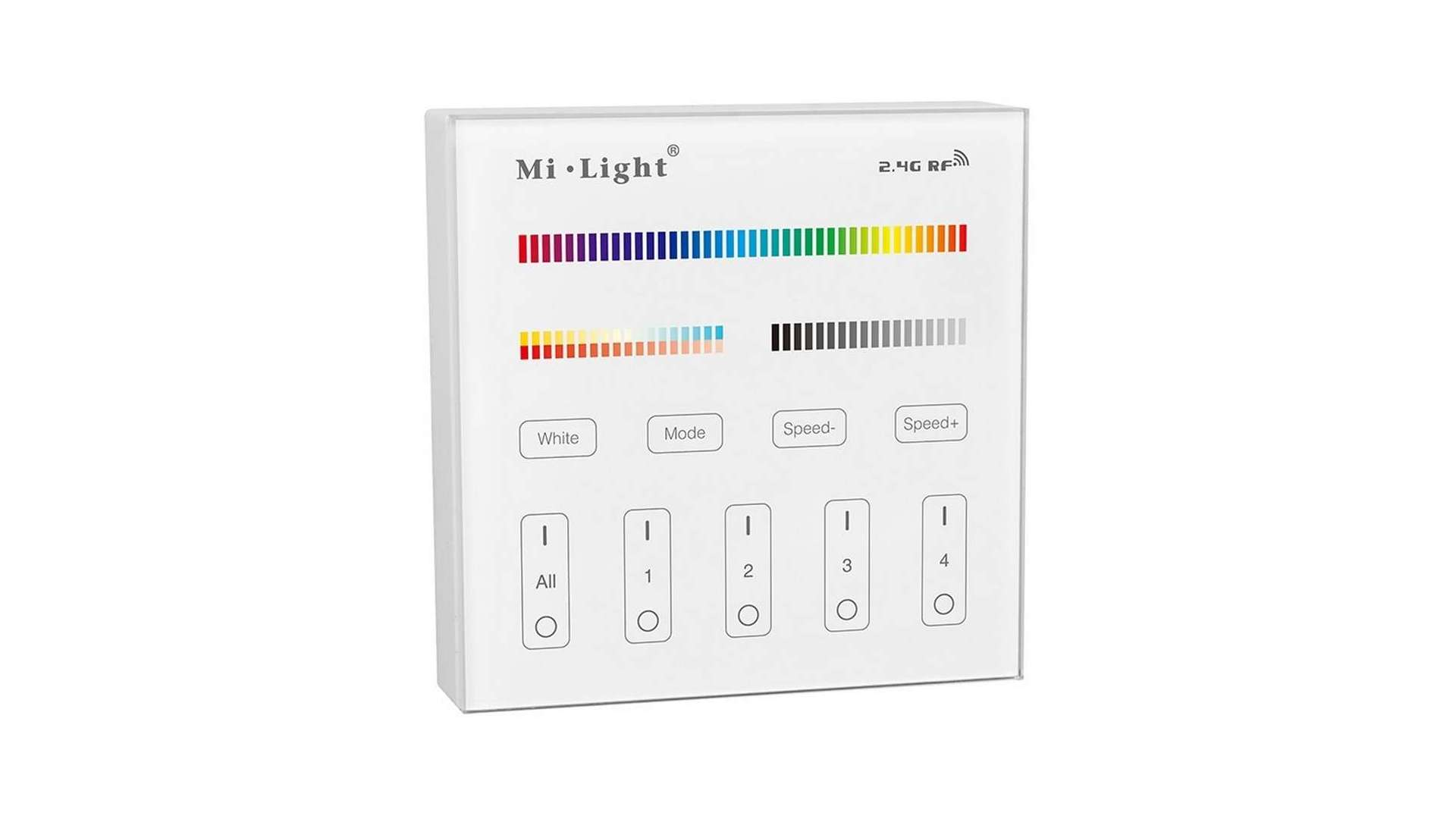 Led Lab (Miboxer) Stjórnpanel 230v Rgb+cct 2.4g 4zone
