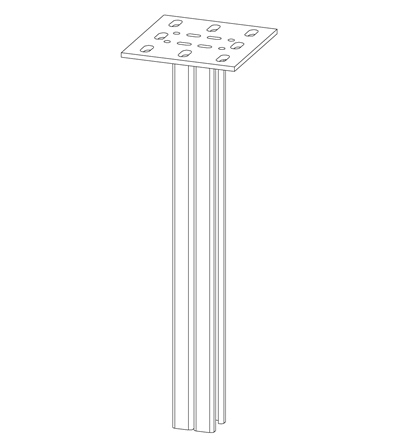 Loftok Tp2-500,   L=0,5m, St Festiefni
