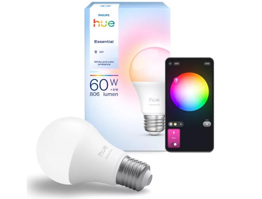 Hue Essential 60w Rgbw E27 806lm 8w 1 Stk