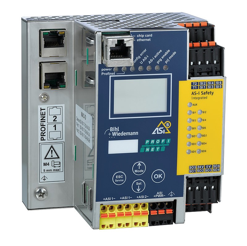BWU-3952 AS-i 5/AS-i 3 PROFINET Safety Gateway