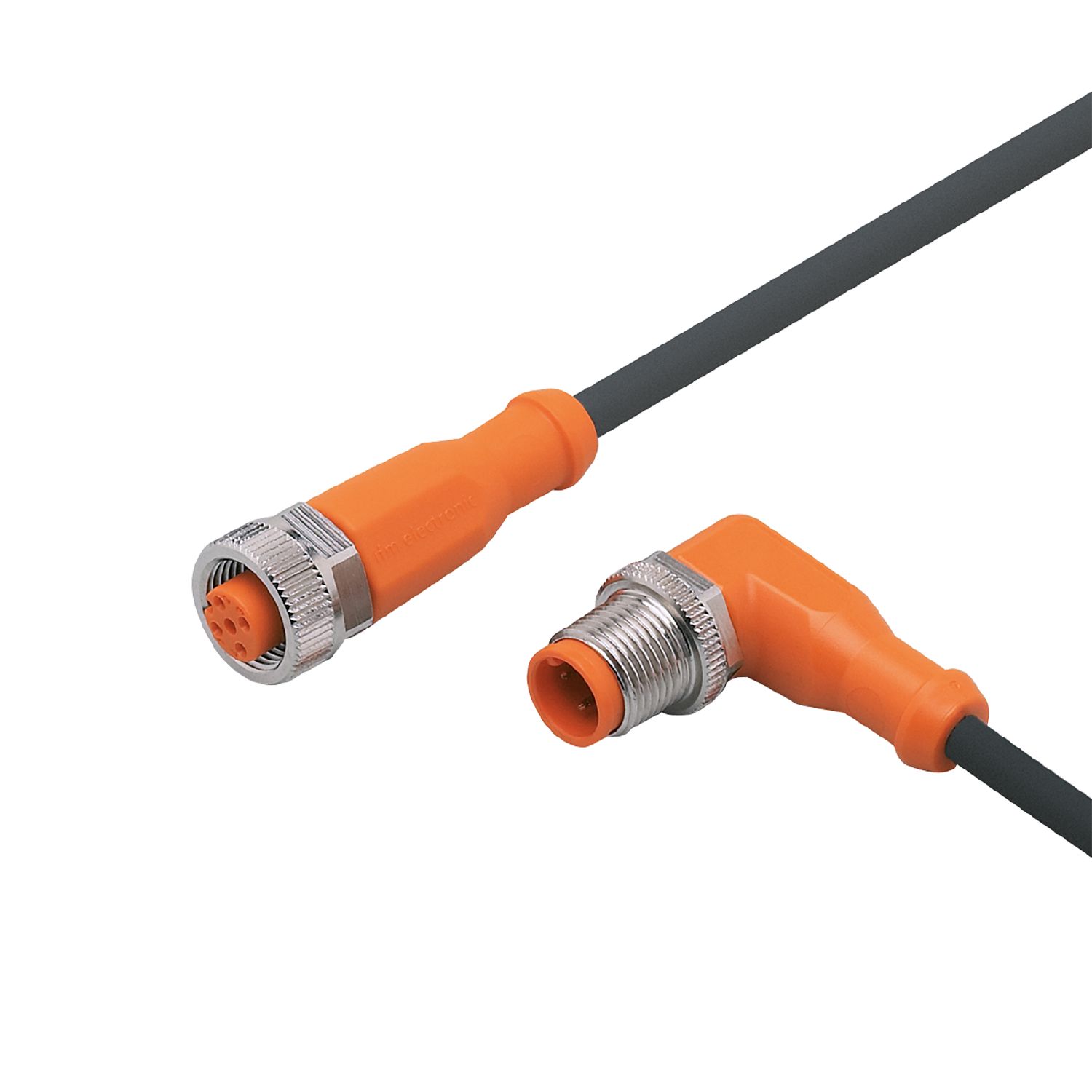 Patch cable 10m 4p M12/M12 (90°/bein) A Coding