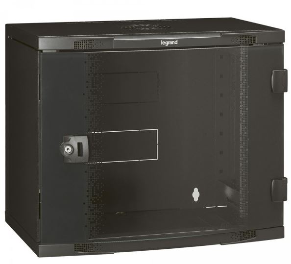 Tölvuskápur 50x60x40sm 46201 Svartur, 400mm Á Dýpt 19"rekki